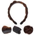 thumbnail image 3 of MasteelfCA Faux Cheveux Bandeau Tressé Grand Postiche pour Filles Femmes Bandeau Queue de Cheval, 3 of 7