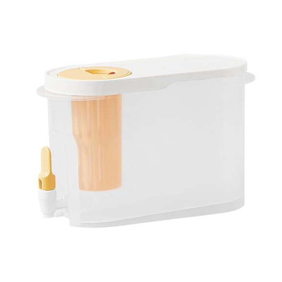 Byujiro Large Capacity Beverage Dispenser with Spigot Plastic Cold Water Jug for Home, Parties, Iced Tea & Daily Hydration