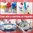 thumbnail image 4 of 8 Pcs Paint Stirrer for Drill, Drill Mixer Attachment, Epoxy Mixer, Helix Drill Paint Mixer for Most Drills, 4 of 5