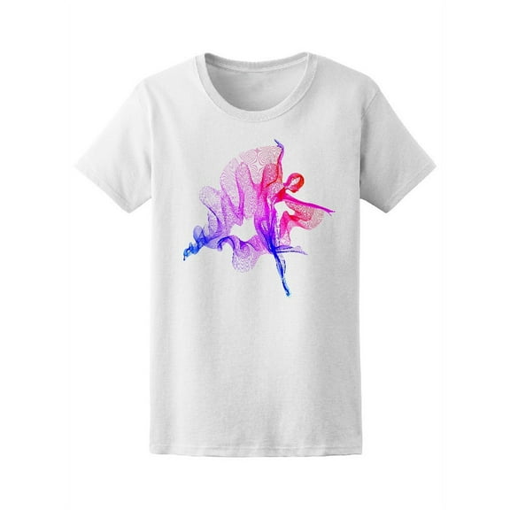 Abstract Woman Silhouette Modern Tee Women's - Women T-Shirt, Large