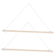 thumbnail image 6 of FRCOLOR 2pcs Adjustable Wooden Garden Flag Pole Kit with Wall Mount Bracket for Hanging Banners and Flags Decorative Wood Pole for Yard, 6 of 8