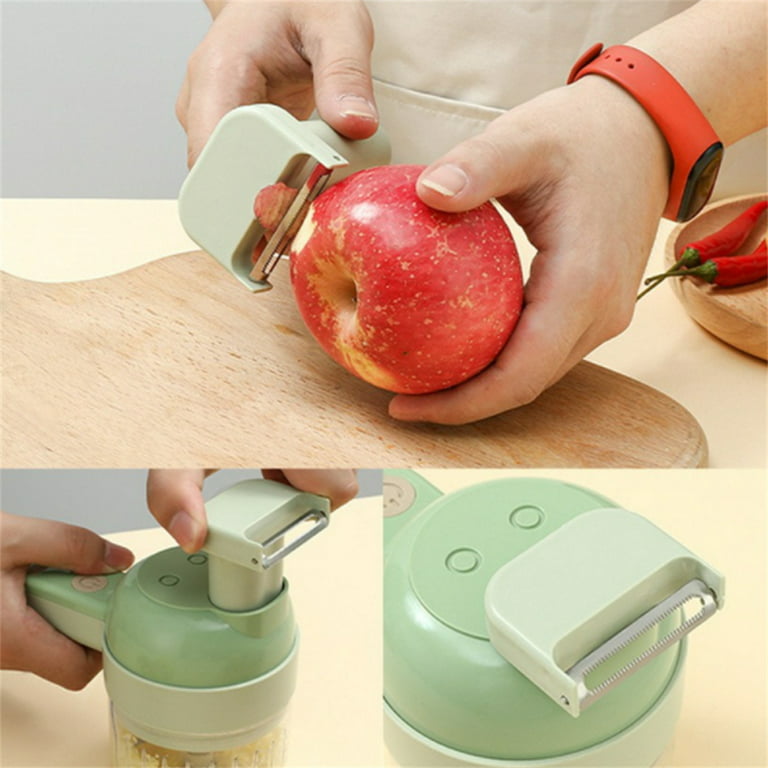 Grab&Slice™ - 4 In 1 Electric Vegetable Cutter and Slicer – Super
