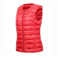 thumbnail image 4 of Puntoco Chaqueta De Mujer Chaqueta De Plumas Ligera para Mujer Chaleco De Invierno Corto Entallado De Talla Grande para Mujer Cremallera Interna Liquidación De Navidad Puntoco Puntoco-429, 4 of 9
