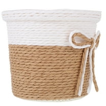 unbranded 6 Pcs  Natural Style Flowerpots Decorative Flower Planter Garden Decorations (As Shown)