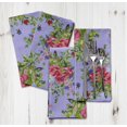 thumbnail image 4 of "S4Sassy Blue Leaves & Peony Floral Tea Party Table Linen Printed Washable Napkins Set 22 x 22""(Pack of 6)", 4 of 8