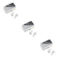 thumbnail image 2 of fastboy Wireless Earbuds HiFi LED Display Mirror Sports Running Cycling White 3Set, 2 of 5