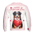 thumbnail image 2 of Happy Valentine's Day Bernese Mountain Dog Brings Love Heart All Over Print 3D Sweatshirt Unisex Merch Berner Lover Gifts - 02028, 2 of 6