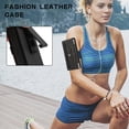 thumbnail image 4 of Wallet Case for Samsung Galaxy Z Fold2 Flexible Clip Card Slots Flip Case with Glass Screen Protective Film Pen Stylus, PU Leather Magnetic Snap Shockproof Full Protection Cover, Black, 4 of 11