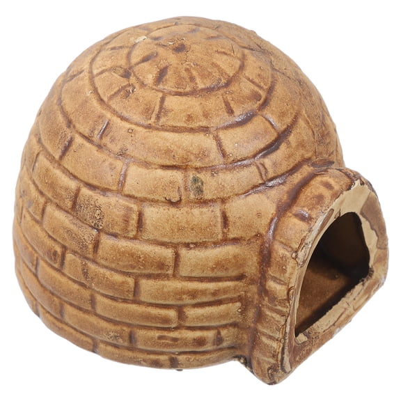LOLIPPYY Ceramic Leopard Hideout Multi Hide Aquarium Decoration 1 Set