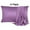 Purple, variant on PiccoCasa 4 Pack Silk Satin Pillowcases Envelope Pillow Covers Standard Lilac