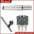 thumbnail image 4 of Findmall Mini Metal Lathe Tail Stock Drill Chuck Tool With Mt2 Morse Taper Arbor, 4 of 5
