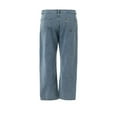 thumbnail image 2 of PENGXIANG Girls Long Jeans Solid Color High Waist Straight-leg Trousers, 2 of 7