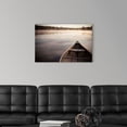 thumbnail image 3 of Great Big Canvas "Canoe In Morning Fog On Duck Lake; Kirkfield, Ontario, Canada"  by Katy Huisman Black Gray   Wrapped Canvas Print Wall Artwork, 3 of 7