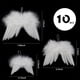 thumbnail image 5 of 10 Uds Alas de angel perfecl decoración colgante blanca 16cmx14cm, 5 of 8