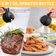 thumbnail image 2 of Botella dispensadora de aceite de oliva para cocina, dispensador de aceite de oliva 2 en 1 y pulverizador de aceite, botella dispensadora de aceite de oliva de 470 ml/16 oz para cocina, pulverizador, 2 of 6