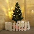 thumbnail image 2 of 12Pcs Removable White Fence for Christmas Tree Decoration Durable and Sturdy Waterproof and UV Resistant, 2 of 8