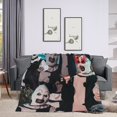 thumbnail image 2 of Terrifier Air Conditioning Blanket Lightweight Thermal Bed Quilt Ultra Cozy Throw Blanket Tapestry For Bedding Sofa And Travel 66" X 90", 2 of 7