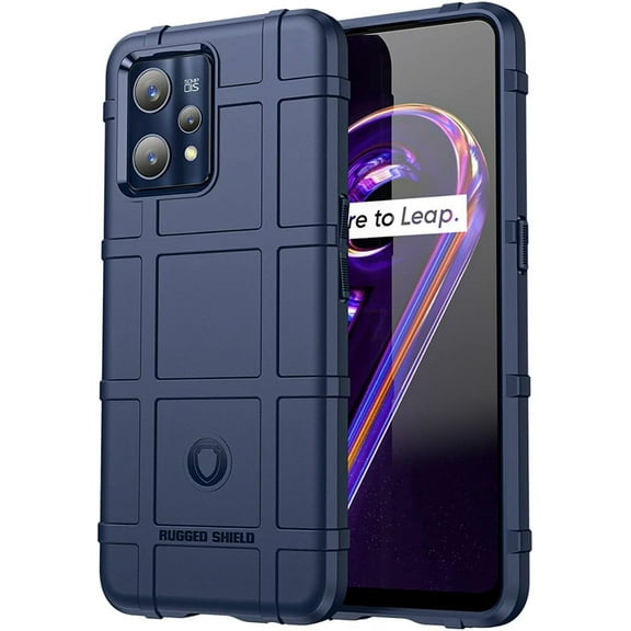 Case for Realme 9 Pro , Heavy Duty Shockproof Military Grade Drop Tested Field Phone Case Bumper Rugged Cover for Realme 9 4G/Narzo 50 Pro/Realme 9 Pro HD Blue