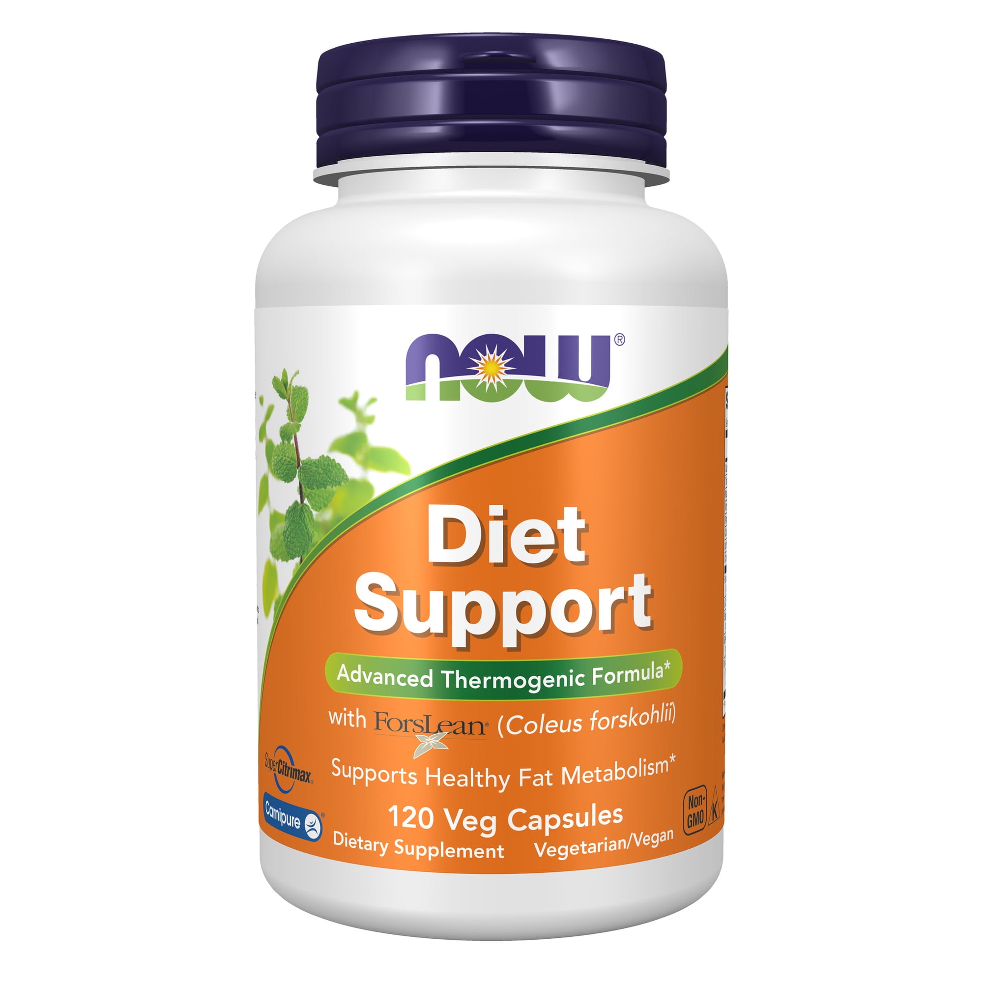 NOW Supplements, Diet Support with ForsLean® (Coleus forskohlii), 120 Veg Capsules
