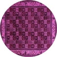 thumbnail image 1 of Ahgly Company Indoor Round Persian Pink Traditional Area Rugs, 3' Round, 1 of 4