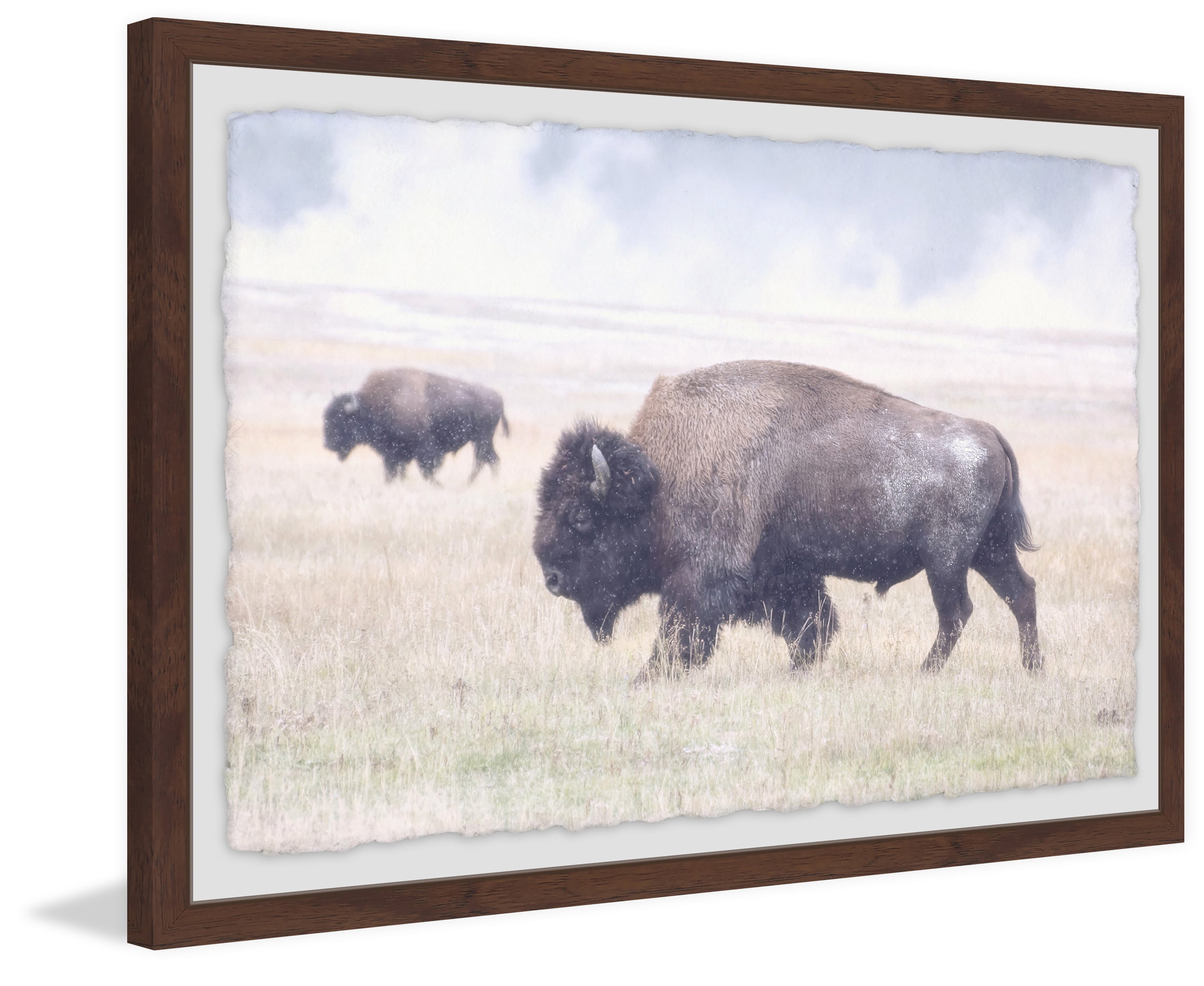 Marmont Hill Scattered Herd Framed Wall Art, 16" x 24"