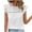 White, variant on Sentmoon Womens Strappy Cold Shoulder T-Shirts Crew Neck Short Sleeve Tops Workout Ruffle Basic Oversized Womens Tops Clothing 2025 Clearance Sales Today Deals Prime