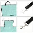 thumbnail image 3 of Unique Bargains 1 Pc Waterproof Pet Car Seat Cover for Dog Cat Paw Prints Blue, 3 of 6