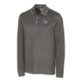 thumbnail image 2 of Men's Cutter & Buck  Gray San Antonio Missions Advantage Tri-Blend Pique Big & Tall Long Sleeve Polo, 2 of 3