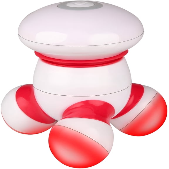 XIRQI Handheld Massager Mini Portable Body Vibrating Massage with LED Light,for Hand/ Head /Neck/ Back/ Legs /Arms Face Pain Release