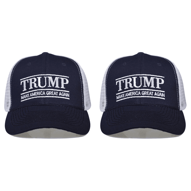 Trump Béisbol Ajustable Casual Golfs para Al Aire Libre (Oscuro) Azul