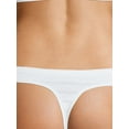 thumbnail image 6 of Hanes Ultimate Women's Breathable Comfort Flex Fit Thong, 4-pack, 6 of 11