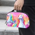 thumbnail image 2 of Unicorn Hard Drive Case - Waterproof Oxford Fabric Digital Bag for Cable Cord Organizer, Cable Box Organizer Small - 5.9x9.44x3.14 in, 2 of 6