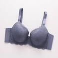 thumbnail image 6 of Njagoc3 Wireless Bras for Women Plus Size V Neck Lace Bowknot Fine Straps Everyday Comfortable Support Bra, 6 of 6