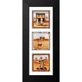 thumbnail image 2 of Moga 7x14 Black Modern Framed Museum Art Print Titled - Composition Afrique, 2 of 5