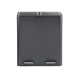 thumbnail image 4 of Step N' Sort 18.5 Gal. Large Capacity Dual Trash and Recycling Bin, Black, 4 of 6