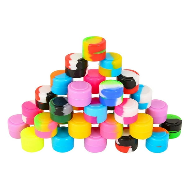Contenedores De Silicona Para Almacenamiento, 100 Unidades, 2 Ml, Antiadherentes, Tarros Y Recipientes, Limpieza Y Organización