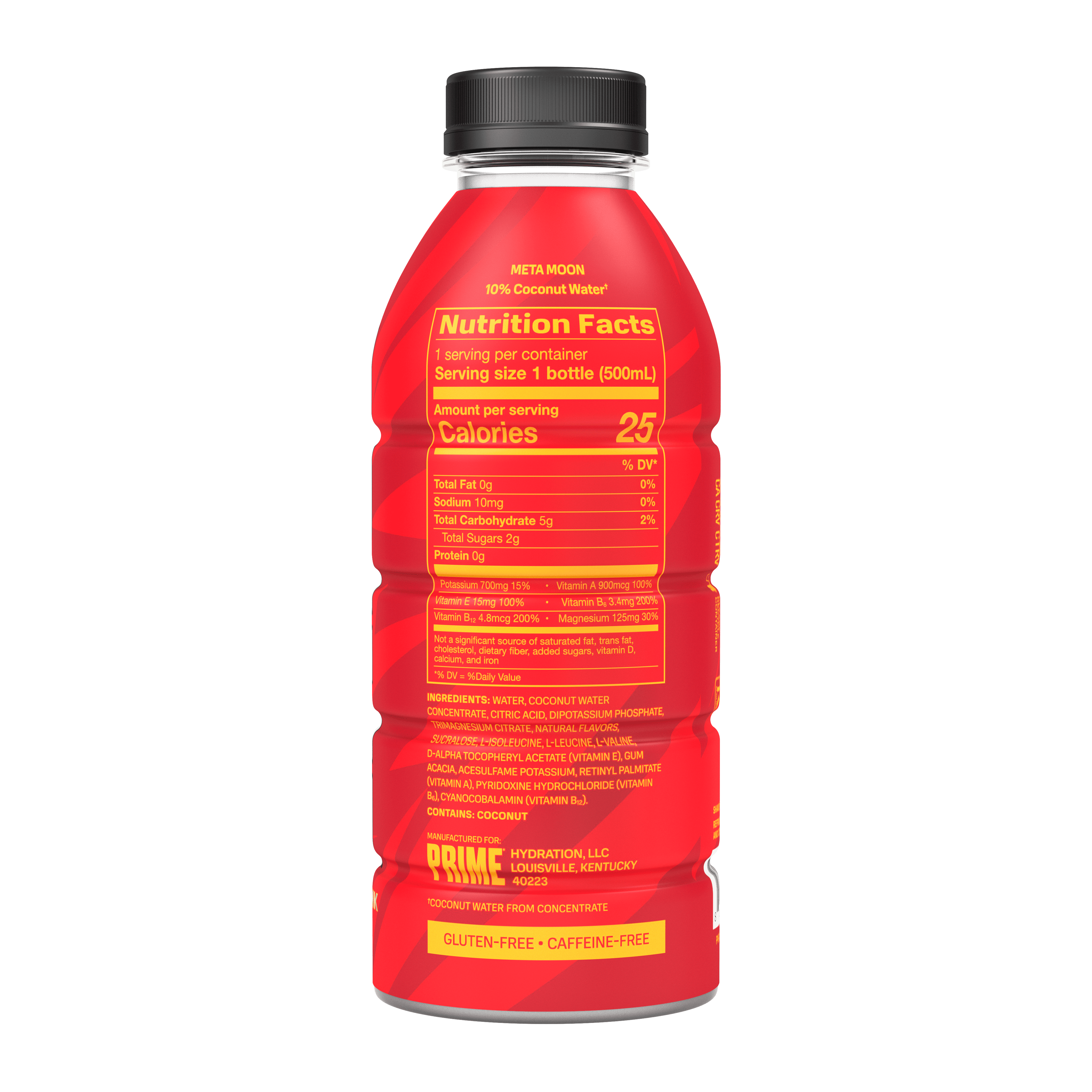 (5 pack) Prime Hydration Drink, New Special Edition PATRICK MAHOMES Bottle, 16.9oz (1 Bottle)