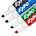 thumbnail image 3 of EXPO Low Odor Dry Erase Markers, Chisel Tip, Assorted Colors, 4 Count, 3 of 8