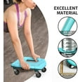 thumbnail image 6 of PROIRON Abdominal Roller 360 degrees, Slide Fitness Trainer with Knee Pads for Abs Workout, Anti-Slip, Blue, 6 of 9