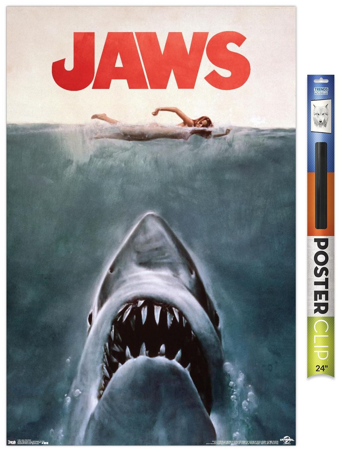 Jaws - One Sheet Wall Poster, 22.375" x 34"