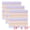 Red Blue Yellow, variant on Unique Bargains 100% Cotton Striped Cleaning Cloths Red Blue Yellow 14" x 14"