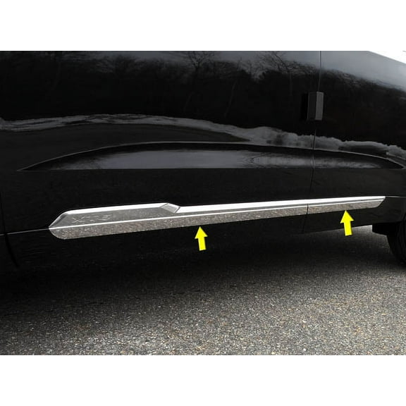 Stainless Steel Rocker Panel Trim 4Pc Fits 2020 Cadillac XT6 TH60210 QAA