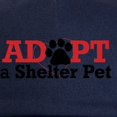 thumbnail image 2 of CafePress - Adopt A Shelter Pet Cap - Adjustable 100% Brushed Unisex Casual Cotton Baseball Cap, Beige, 1, 2 of 2