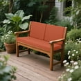 thumbnail image 5 of Outdoor Loveseat Cushion Set 48"x24" - Waterproof Deep Seat Patio Cushions, Fade & Weather Resistant Replacement Cushions for Couch, Bench, Swing - 2-Piece Set with Backrest, 5 of 6