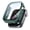Green, variant on Leymi for Apple Watch Series 12 42mm Screen Protector Case, Slim Lightweight Protective Face Cover Hard PC Bumper for Women Men for iWatch Series 12 42mm