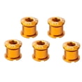 thumbnail image 5 of Naiovety 5 piezas de pernos de bicicleta Kit de pernos y tuercas multicolores Componentes de ciclismo de bicicletas de montaña universales para platos y Type2 NO2 Naiovety CBP213034, 5 of 5
