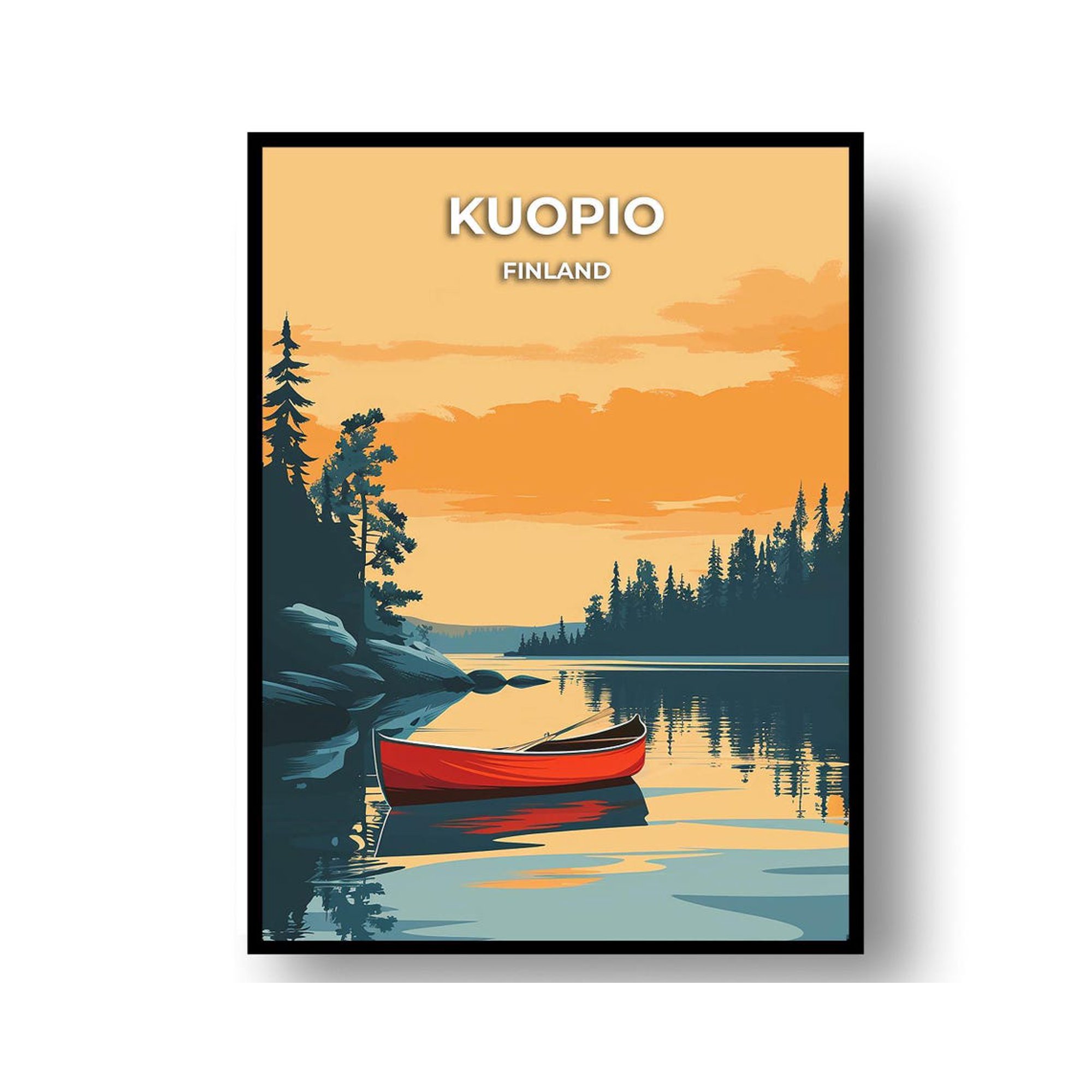 Kuopio Travel Finland Wall Art
