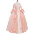 thumbnail image 2 of Women's Queen Marie Antoinette Rococo Ball Gown Victorian Dress Costume Pink, 2 of 8
