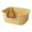 Yellow, variant on Open Top Pet Litter Tray Cat Litter Box High Sided Easy to Clean Extra Large Coffee Color