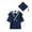 Navy 2, variant on Toddler Boy Clothes Outfits Boys Girls Suit Kindergarten Children Graduation Stage Performance Gown With Hat,Sizes 9-10 Years(Blue)